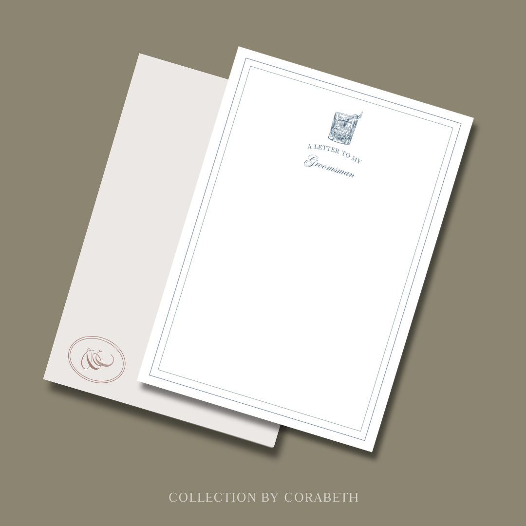 A Letter to My Groomsman
