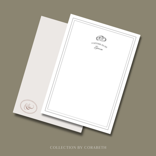 A Letter to My Groom