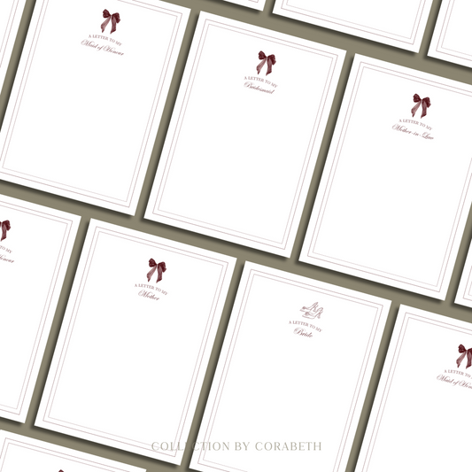 'A Letter to...' Collection (Set of 10)